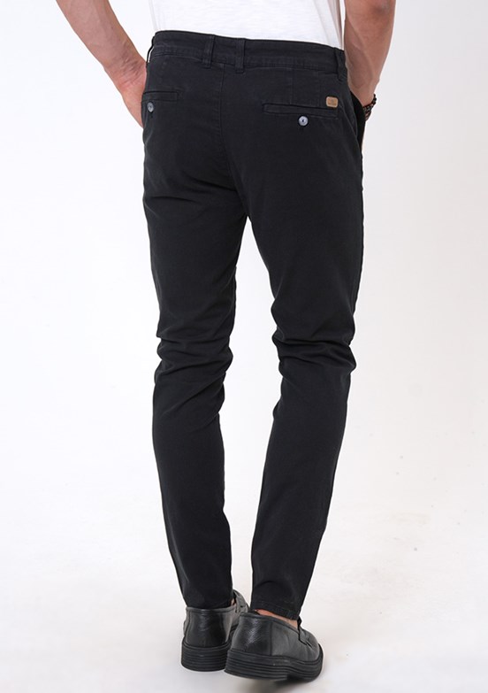 BACKANDBOND Siyah Erkek Chino Pantolon