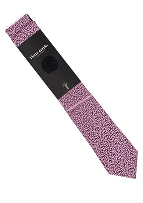 PİERRE CARDİN Erkek Pembe Kravat&Papyon Takımı