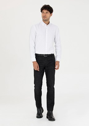 Pierre Cardin Siyah Erkek Slim Jean Pantolon