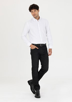 Pierre Cardin Siyah Erkek Slim Jean Pantolon