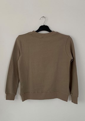 Sinowakki Kahverengi Kadın Basic Sweatshirt