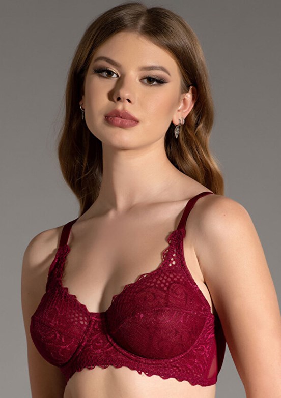 NEW BRA Bordo Kadın Toparlayıcı Sütyen