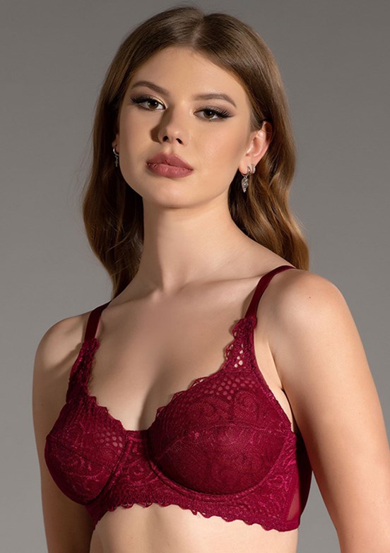 NEW BRA Bordo Kadın Toparlayıcı Sütyen