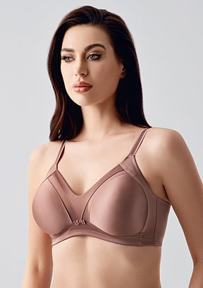 NEW BRA - 3523030000 Kadın Vizon Balensiz Toparlayıcı Sütyen