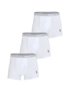 US POLO ASSN Beyaz Erkek Boxer