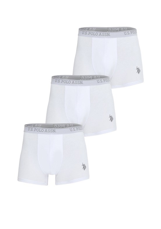 US POLO ASSN Beyaz Erkek Boxer