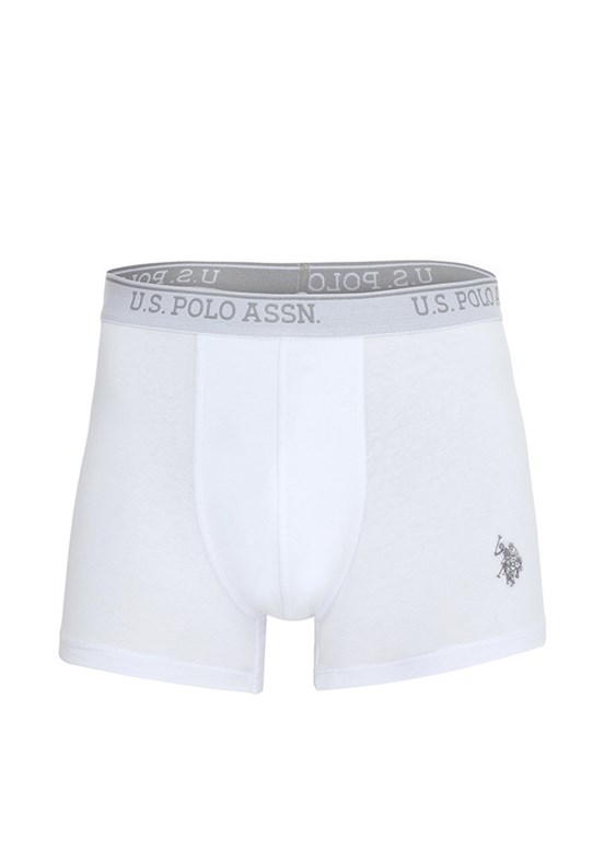 US POLO ASSN Beyaz Erkek Boxer