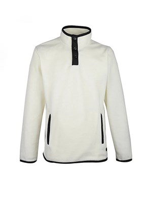 Cazador Beyaz Erkek Polar Sweatshirt