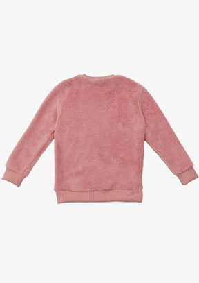 Benetton Mor Kız Çocuk Basic Sweatshirt