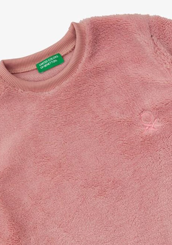 Benetton Mor Kız Çocuk Basic Sweatshirt