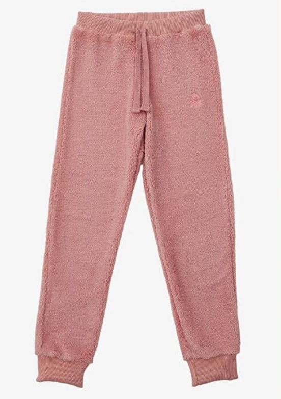 Benetton Pembe Kız Çocuk Jogger Pantolon