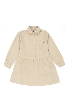 US POLO ASSN Bej Kız Çocuk Comfort Elbise