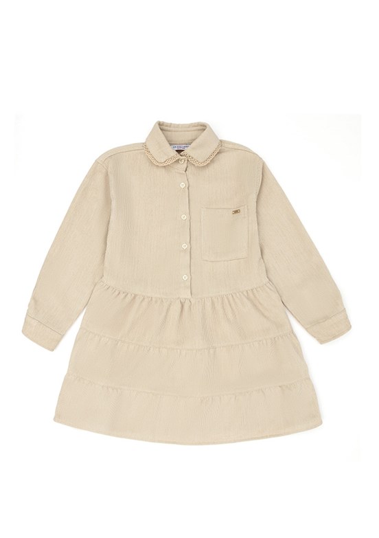 US POLO ASSN Bej Kız Çocuk Comfort Elbise