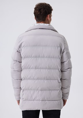 LEE COOPER Bej Erkek Dik Yaka Mont