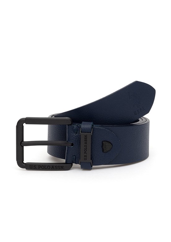 US POLO ASSN Lacivert Erkek Deri Kemer