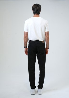 BACKANDBOND Siyah Erkek Dokuma Pantolon