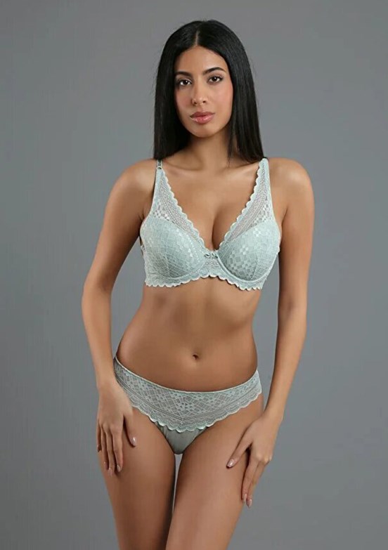 NEW BRA Yeşil Kadın Sütyen Külot Takım