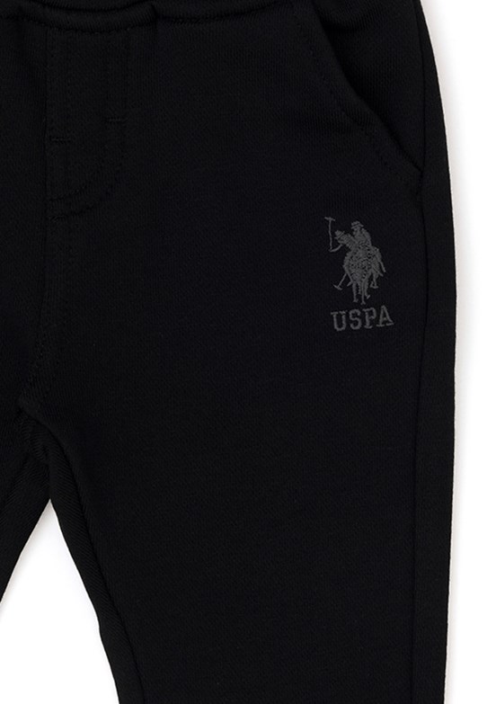 US POLO ASSN Siyah Erkek Çocuk Örme Pantolon