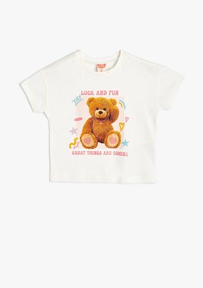 Koton Kız Çocuk Pamuklu T-Shirt