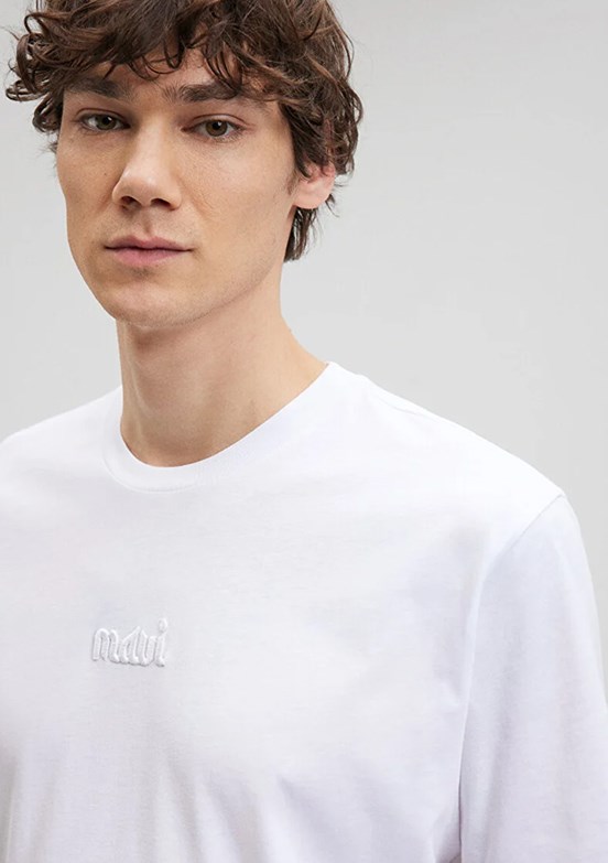 Mavi Erkek Baskılı T-Shirt
