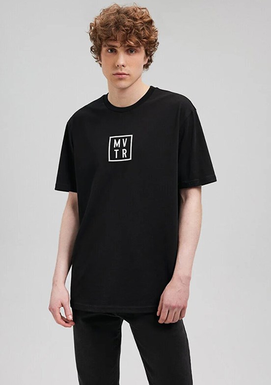 Mavi Erkek Baskılı T-Shirt