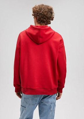 Mavi Erkek Baskılı Sweatshirt