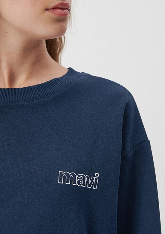 Mavi Mavi Kadın Baskılı Sweatshirt