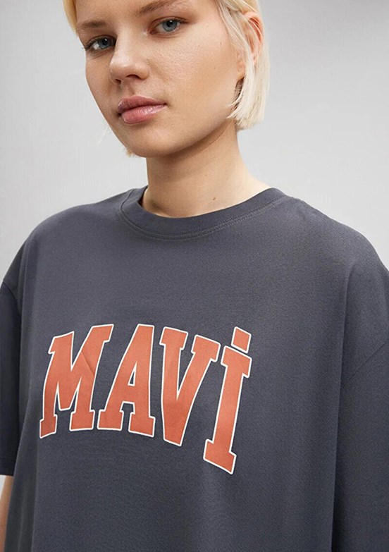 MAVİ Antrasit Kadın Baskılı T-Shirt
