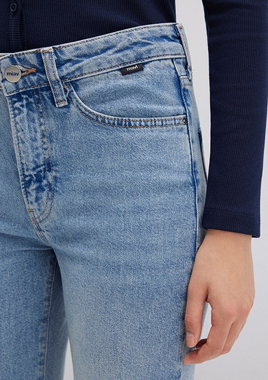 MAVİ MIAV - M1010299-83039 Kadın Lacivert Yüksek Bel Jean Pantolon