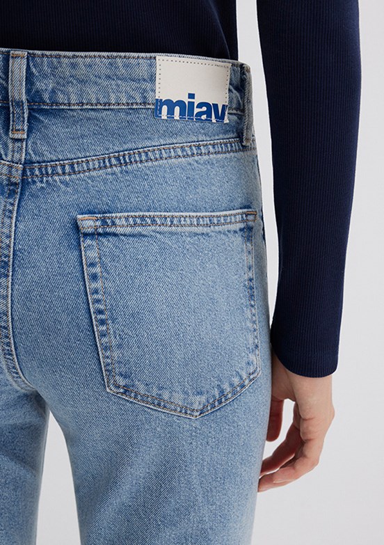 MAVİ MIAV - M1010299-83039 Kadın Lacivert Yüksek Bel Jean Pantolon