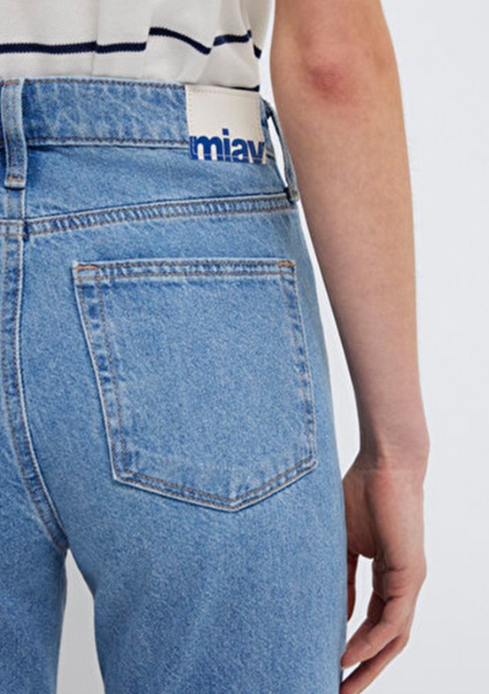 MAVİ MIAV - M1010299-83039 Kadın Lacivert Yüksek Bel Jean Pantolon