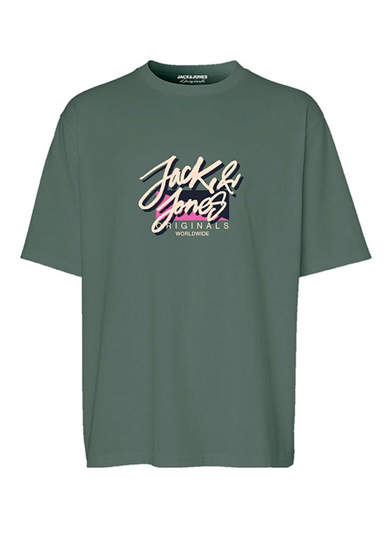 Jack & Jones Erkek Bisiklet Yaka T-Shirt