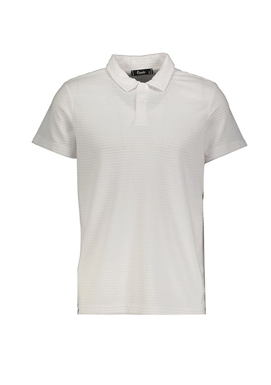 Cazador Beyaz Erkek Polo Yaka T-Shirt