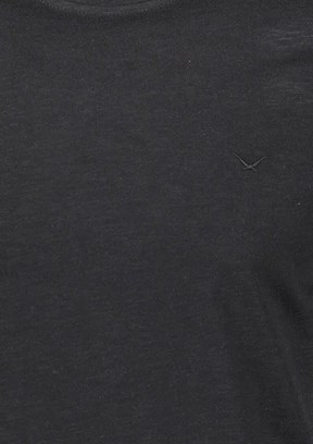 Cazador Siyah Erkek Bisiklet Yaka T-Shirt