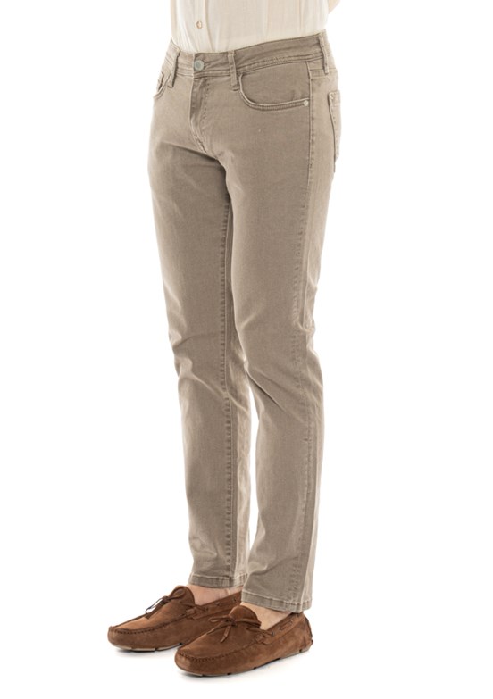 Johnny Joe Gri Erkek Normal Bel Jean Pantolon