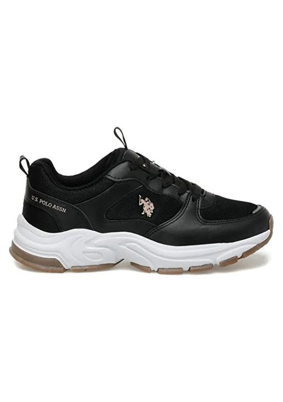 US POLO 4M Sorley 4Fx - A10150228412010 Kadın Siyah Sneaker Ayakkabı
