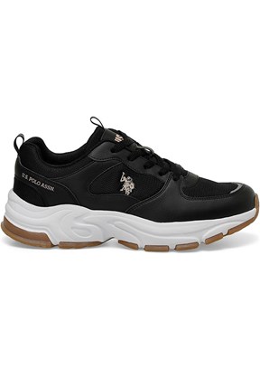 US POLO 4M Sorley 4Fx - A10150228412010 Kadın Siyah Sneaker Ayakkabı