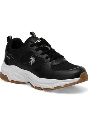 US POLO 4M Sorley 4Fx - A10150228412010 Kadın Siyah Sneaker Ayakkabı