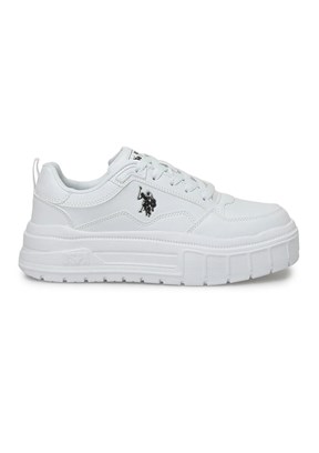US POLO ASSN - A10150227712010 Kadın Beyaz Sneaker Ayakkabı