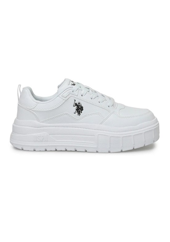 US POLO ASSN - A10150227712010 Kadın Beyaz Sneaker Ayakkabı