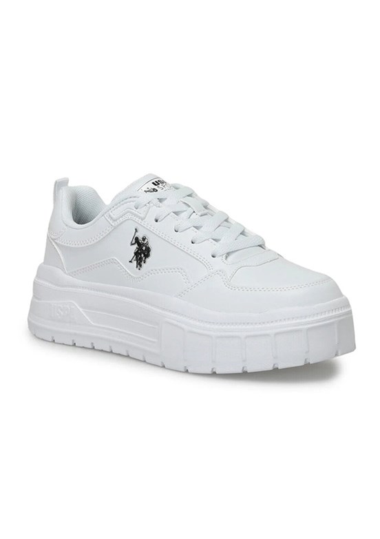 US POLO ASSN - A10150227712010 Kadın Beyaz Sneaker Ayakkabı