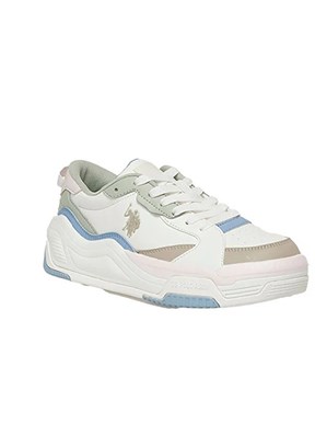 US POLO 4M Judy Wmn 4Fx - A10150188512010 Kadın Bej Sneaker Ayakkabı
