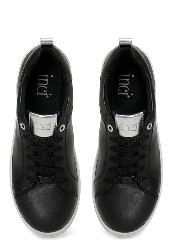 İNCİ - 4P PAZEL 4FX Kadın Siyah Sneaker Ayakkabı