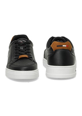 US POLO ASSN - 4M NOAH 4FX Erkek Siyah Sneaker Ayakkabı