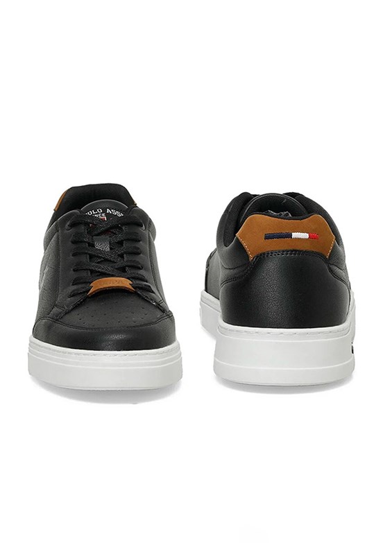 US POLO ASSN - 4M NOAH 4FX Erkek Siyah Sneaker Ayakkabı