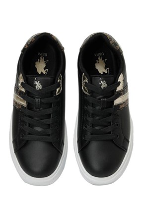 US POLO ASSN - A10153244812010 Kadın Siyah Sneaker Ayakkabı
