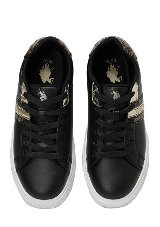 US POLO ASSN - A10153244812010 Kadın Siyah Sneaker Ayakkabı