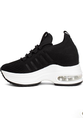 Guja Siyah Kadın Sneaker Ayakkabı