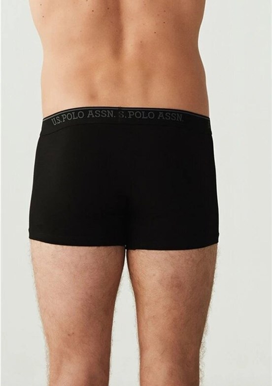 US POLO ASSN Siyah Erkek Boxer