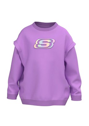 Skechers Kız Çocuk Kapüşonsuz Sweatshirt